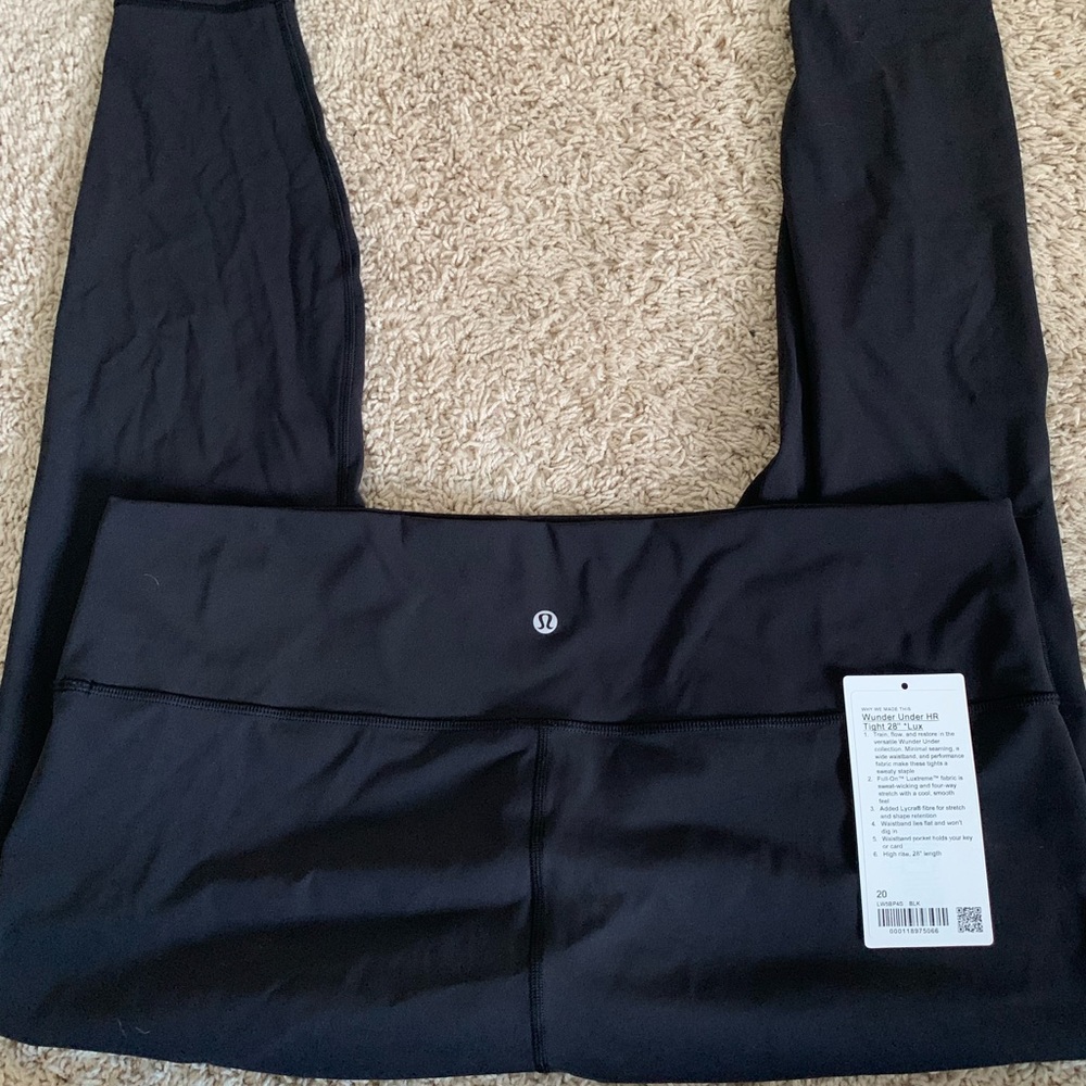 Lululemon Wunder Under High Rise Leggings 28” Luxtreme